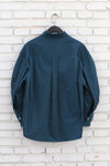 CHENPENG Green Folded Sleeve Shirt CP20AWT001